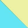 Turquoise Blue/Yellow